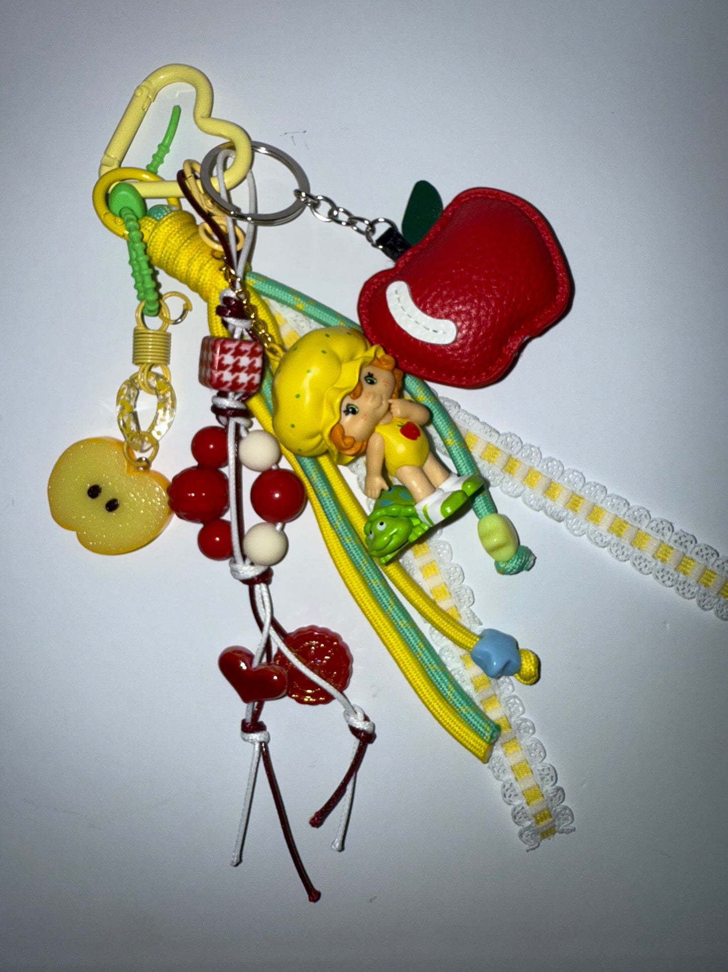 Apple Dumplin bag charm