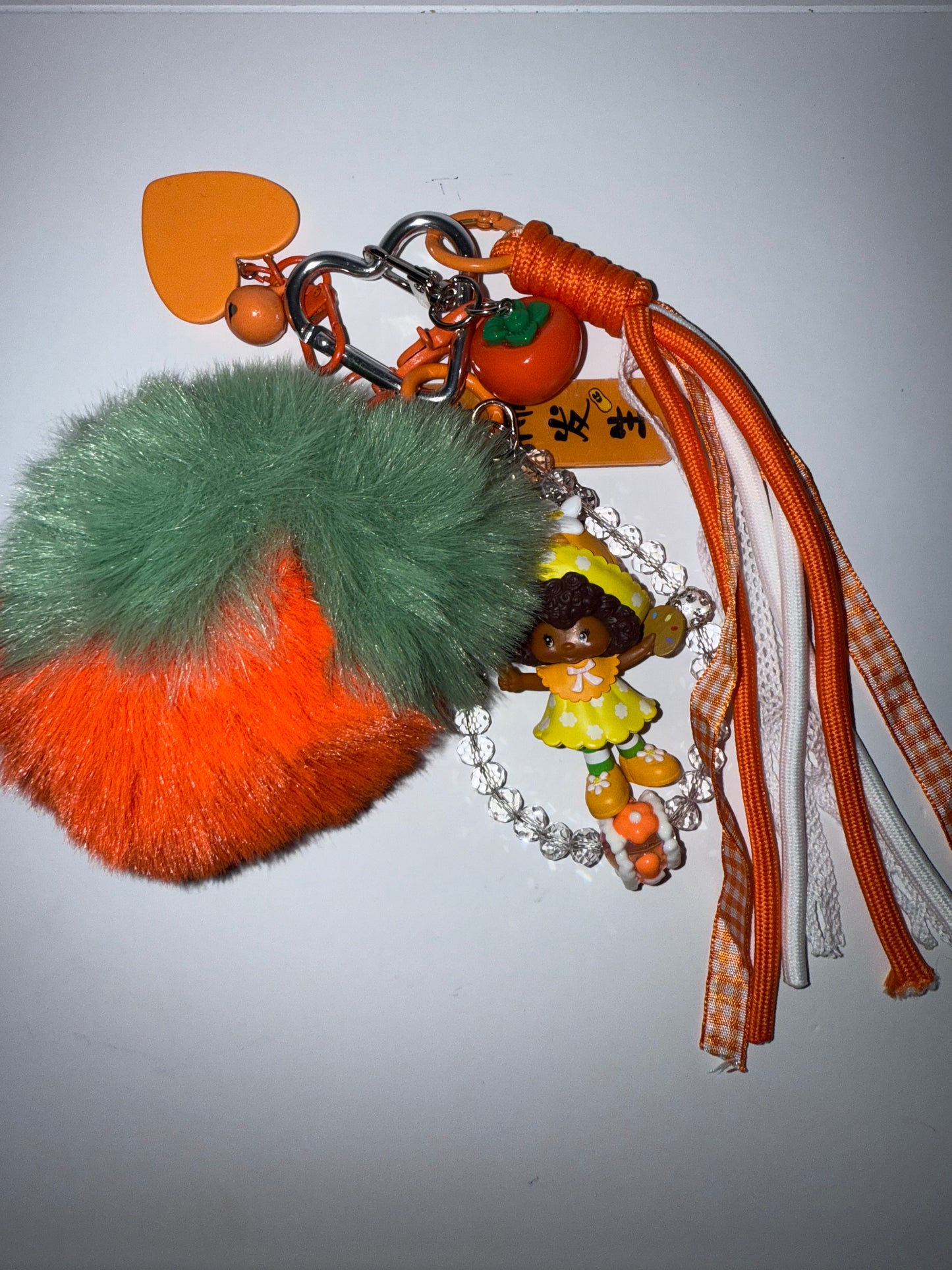 Orange Blossom bag charm