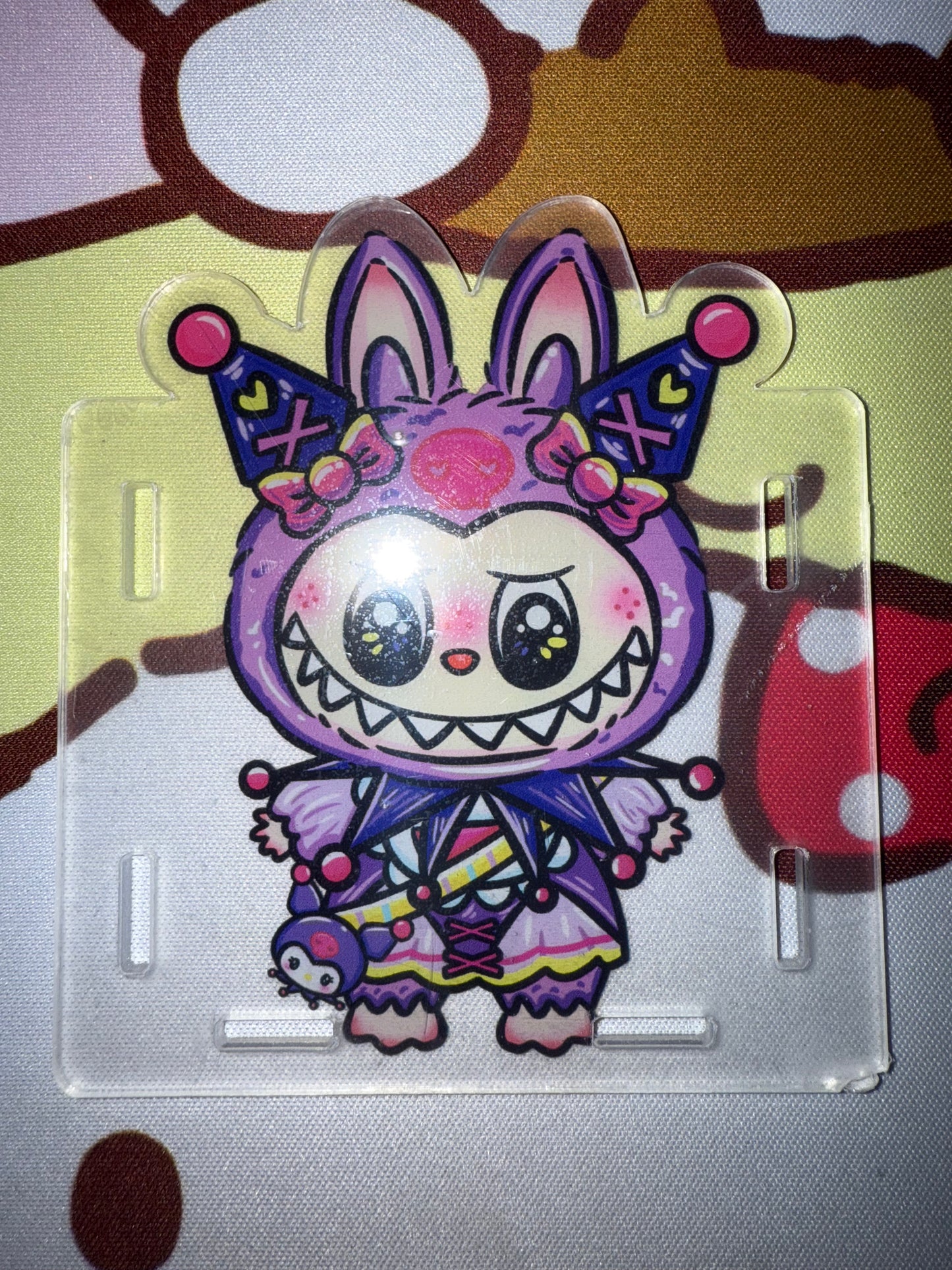 Acrylic Labubu pen holders
