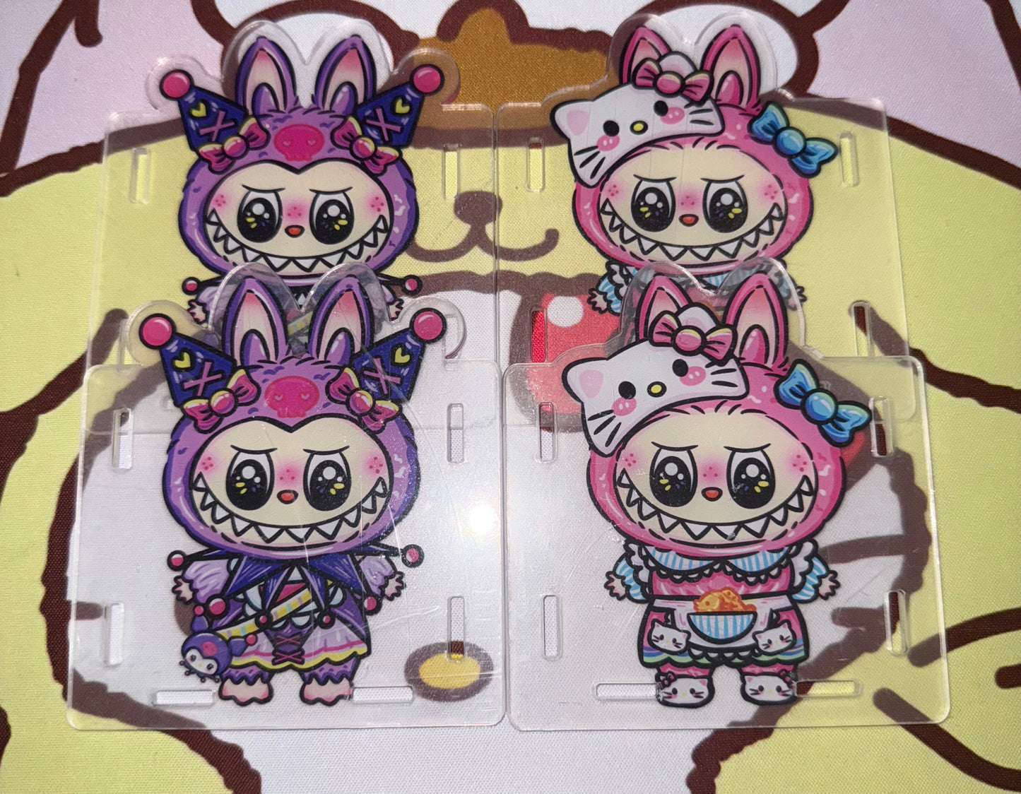 Acrylic Labubu pen holders