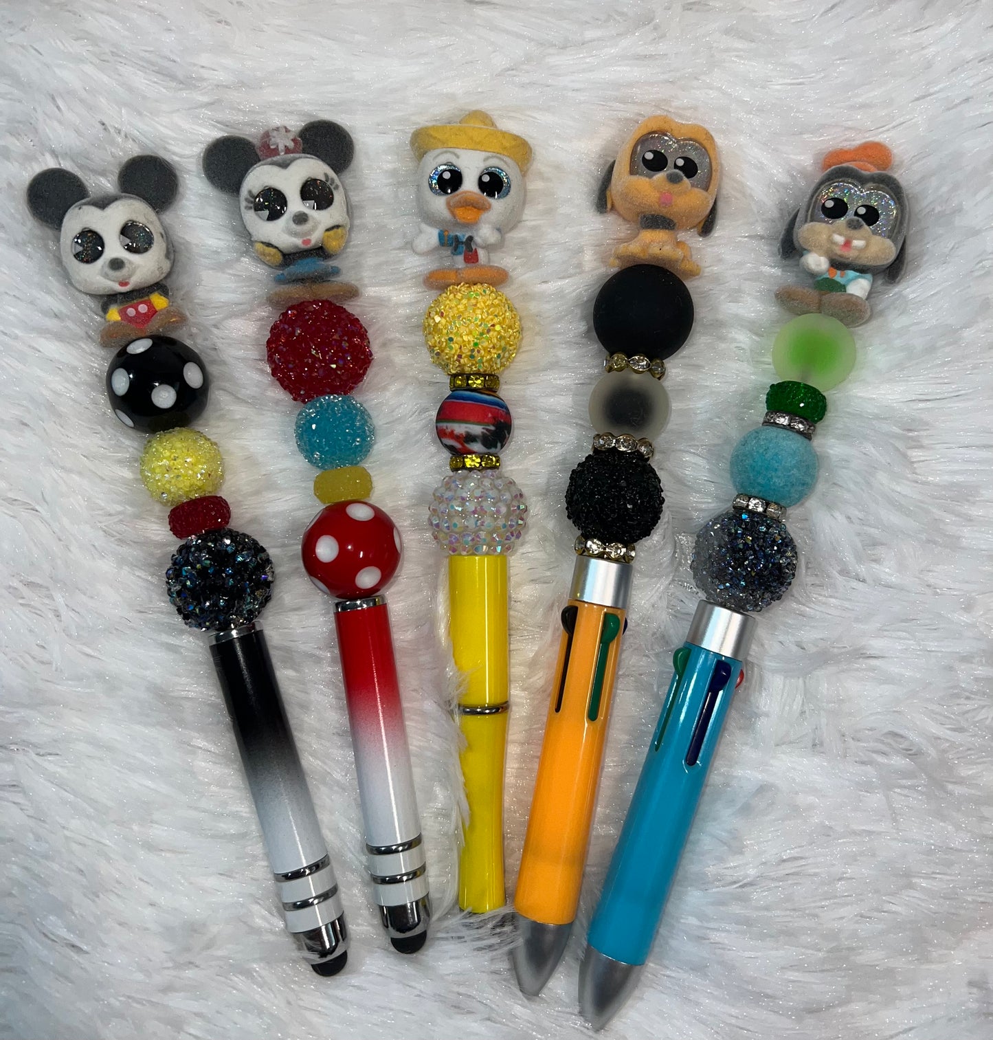 Fuzzy Character pens