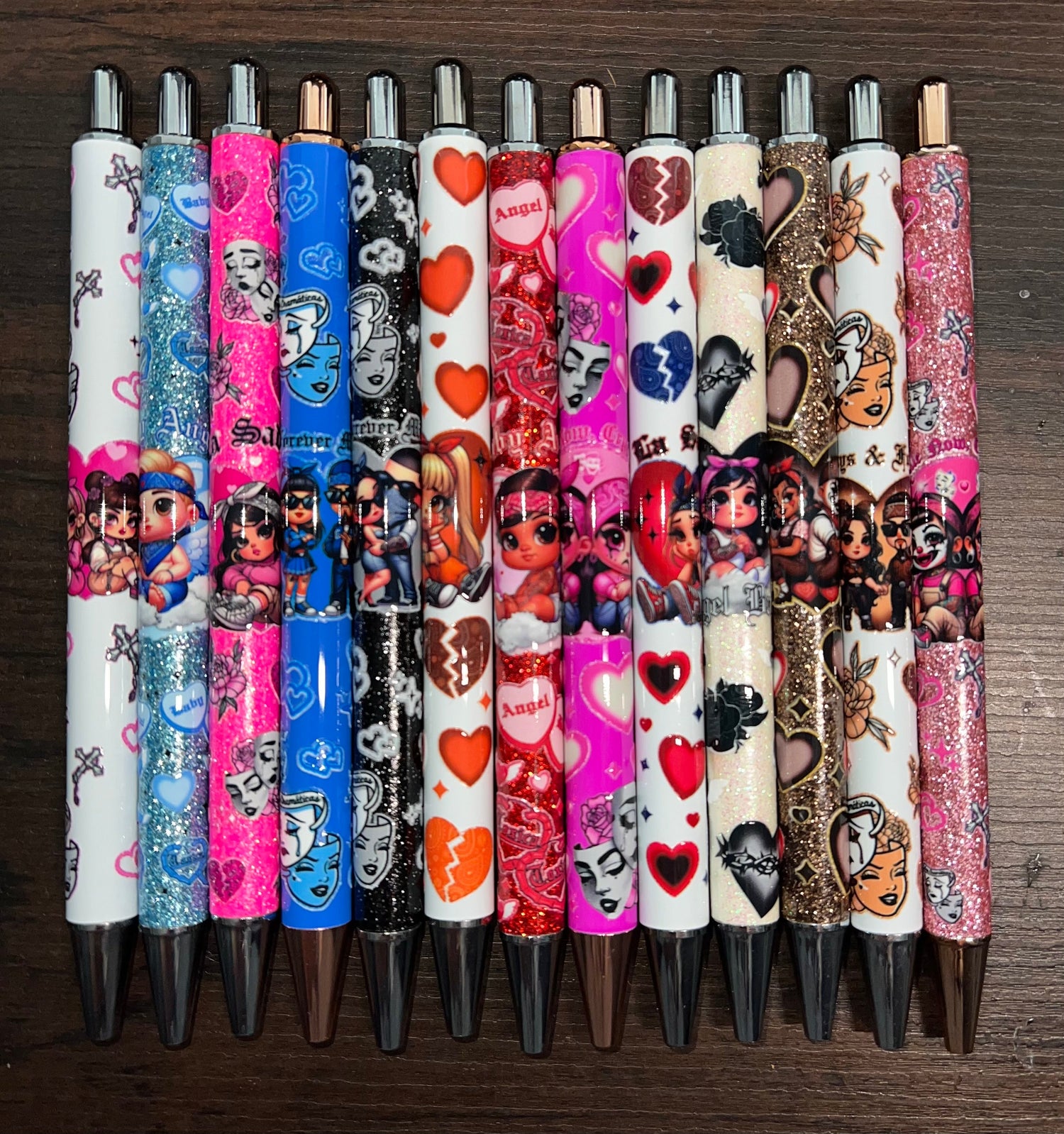 wrapped pens