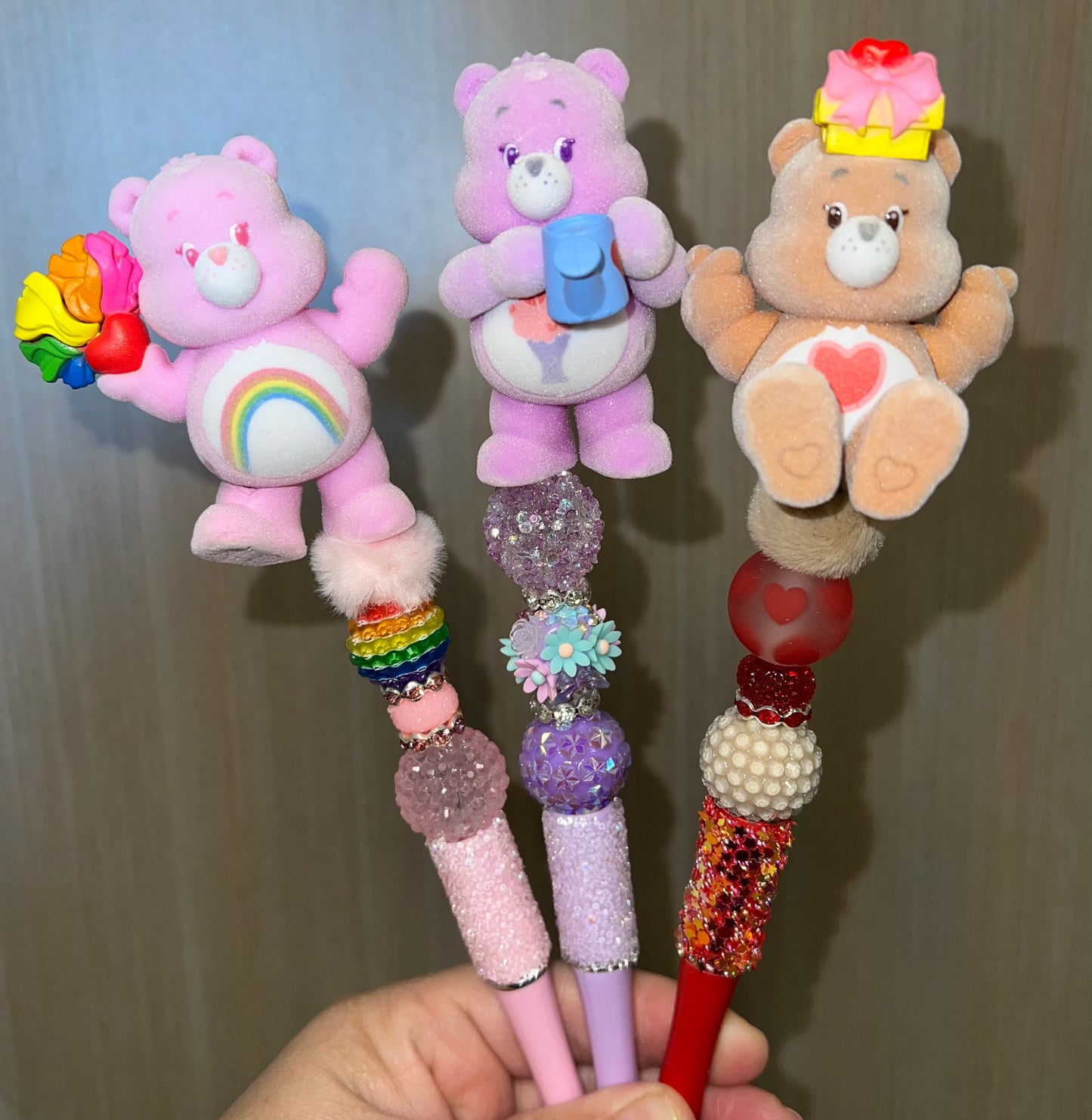 Bears beaded pens