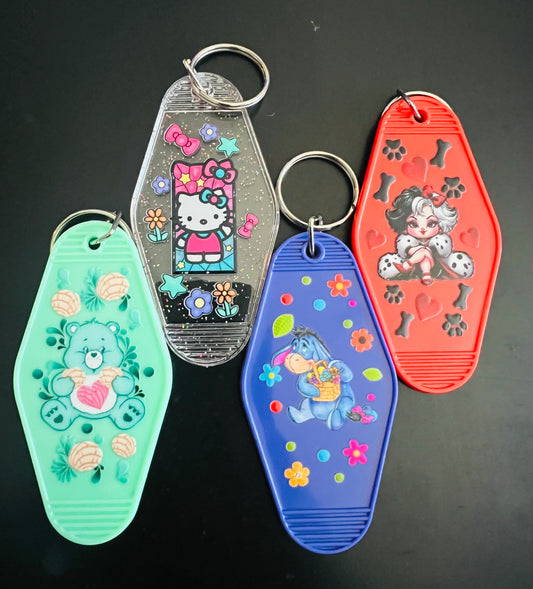 Motel Keychains
