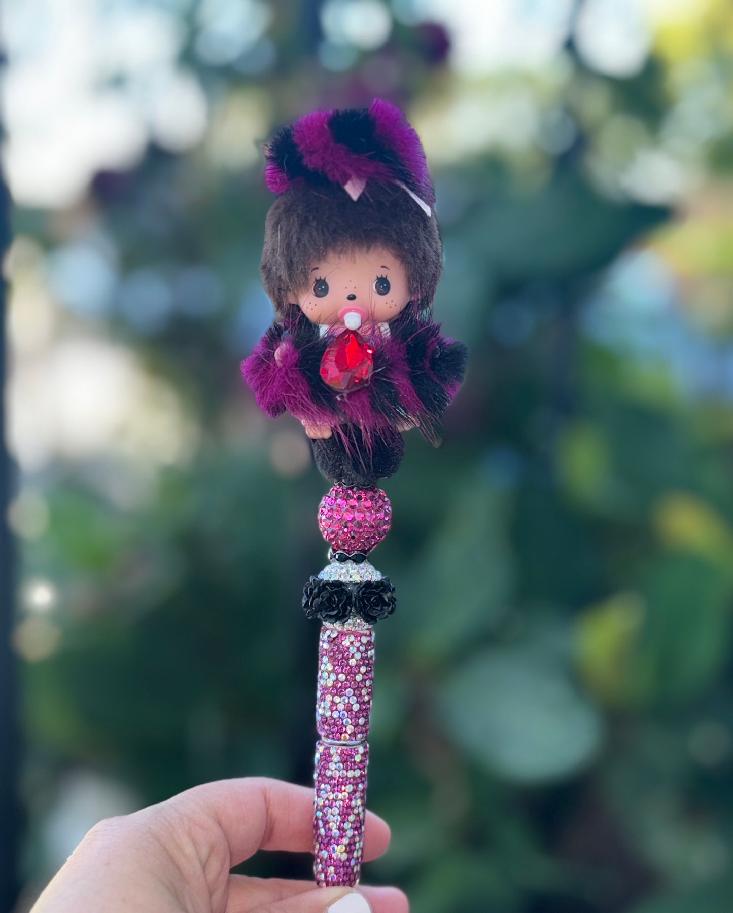 Monchhichi Beaded Pens