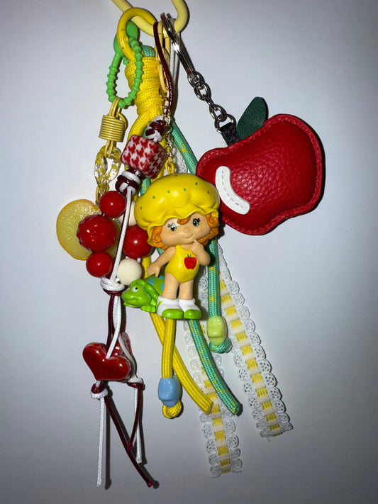 Apple Dumplin bag charm