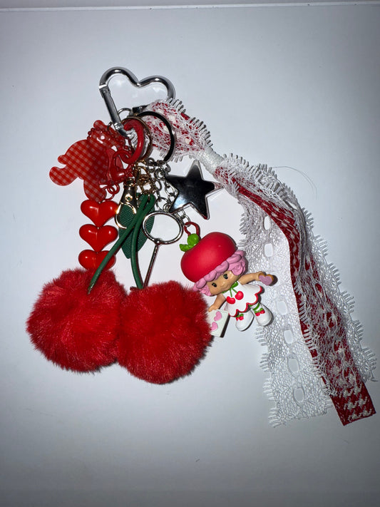 Cherry Cuddler bag charm