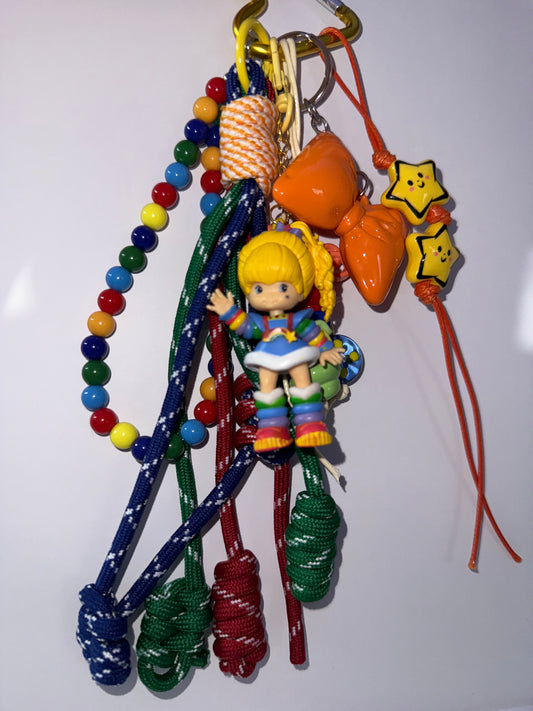 Rainbow Brite bag charm