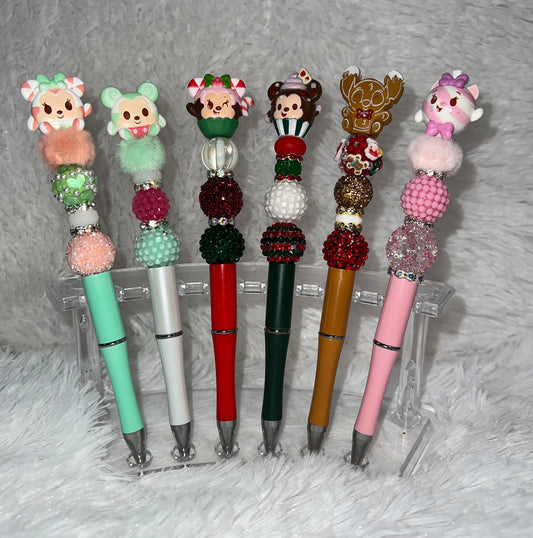 Christmas Beaded pens